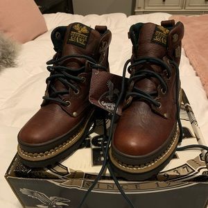 Georgia women’s G3774 steel toe mid-calf boots